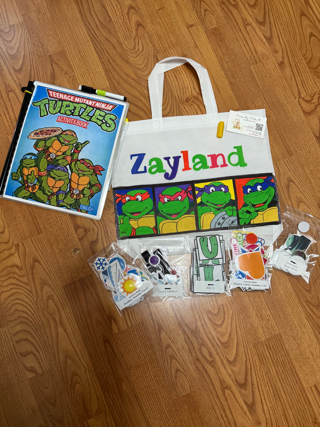 Teenage Mutant Ninja Turtles activity book