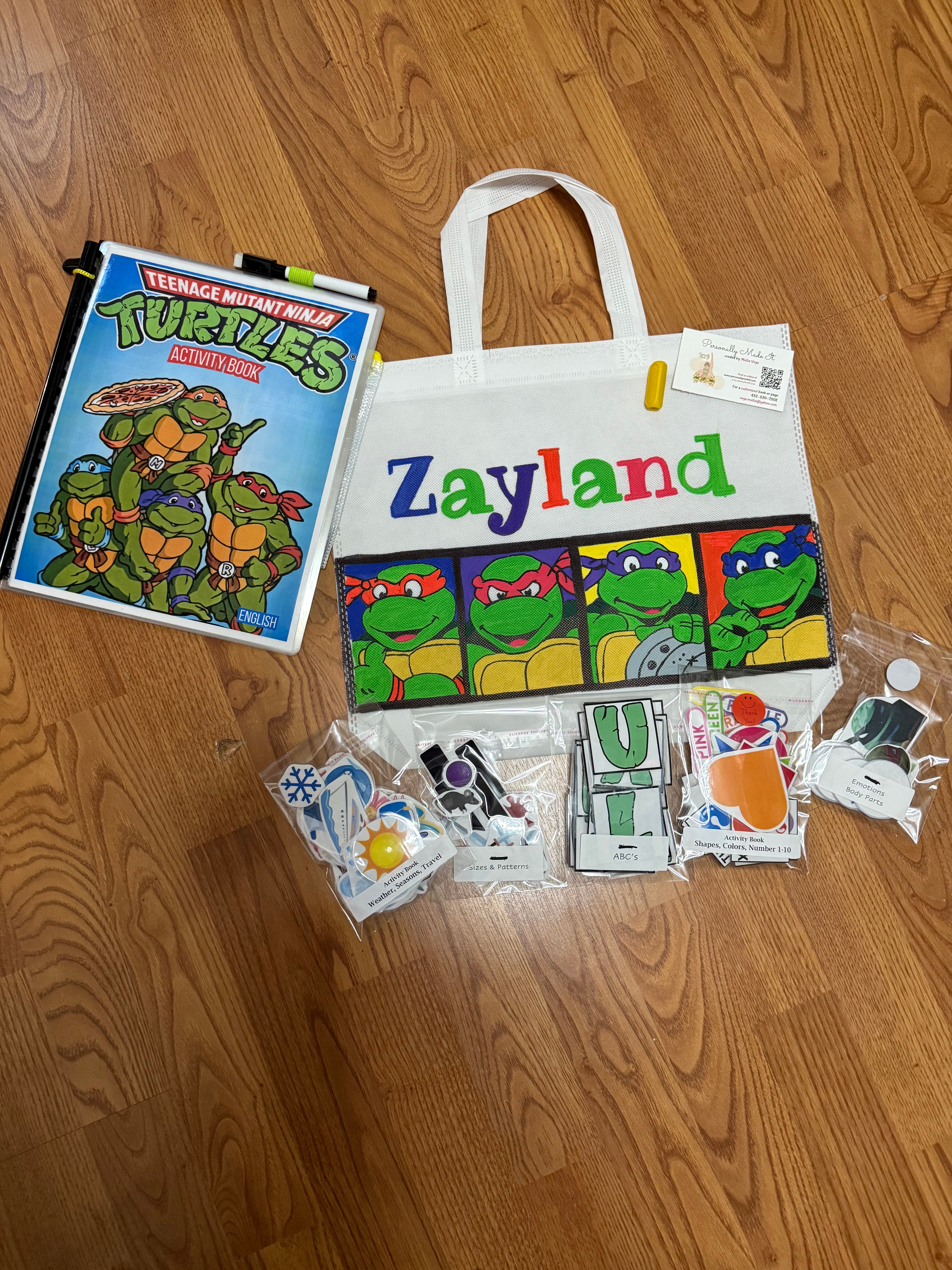 Teenage Mutant Ninja Turtles activity book