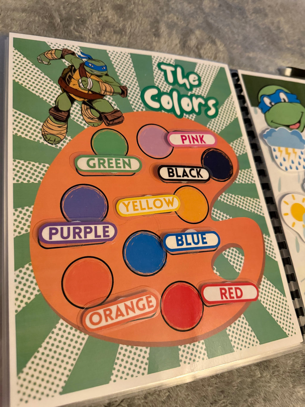 Teenage Mutant Ninja Turtles activity book