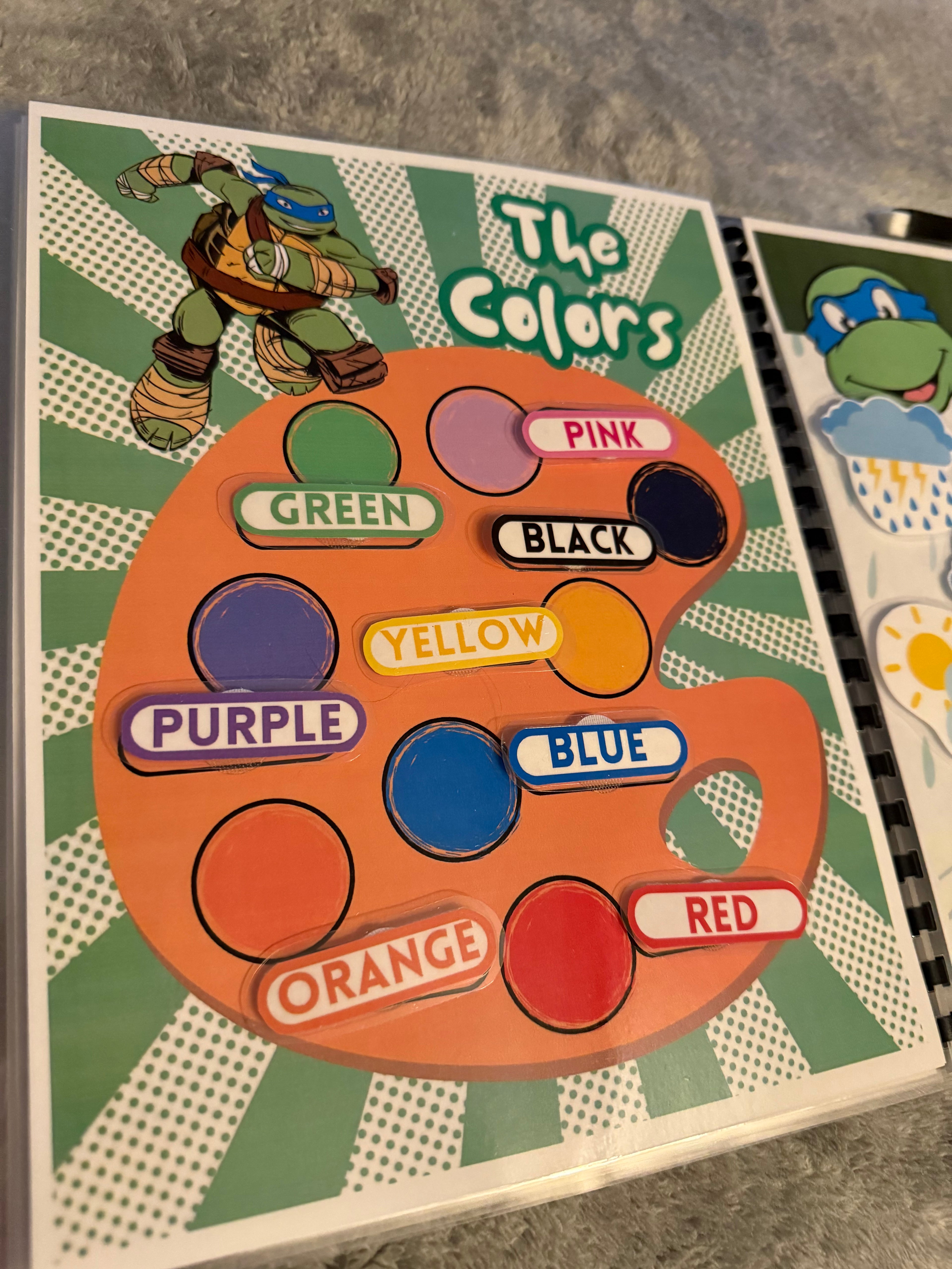 Teenage Mutant Ninja Turtles activity book