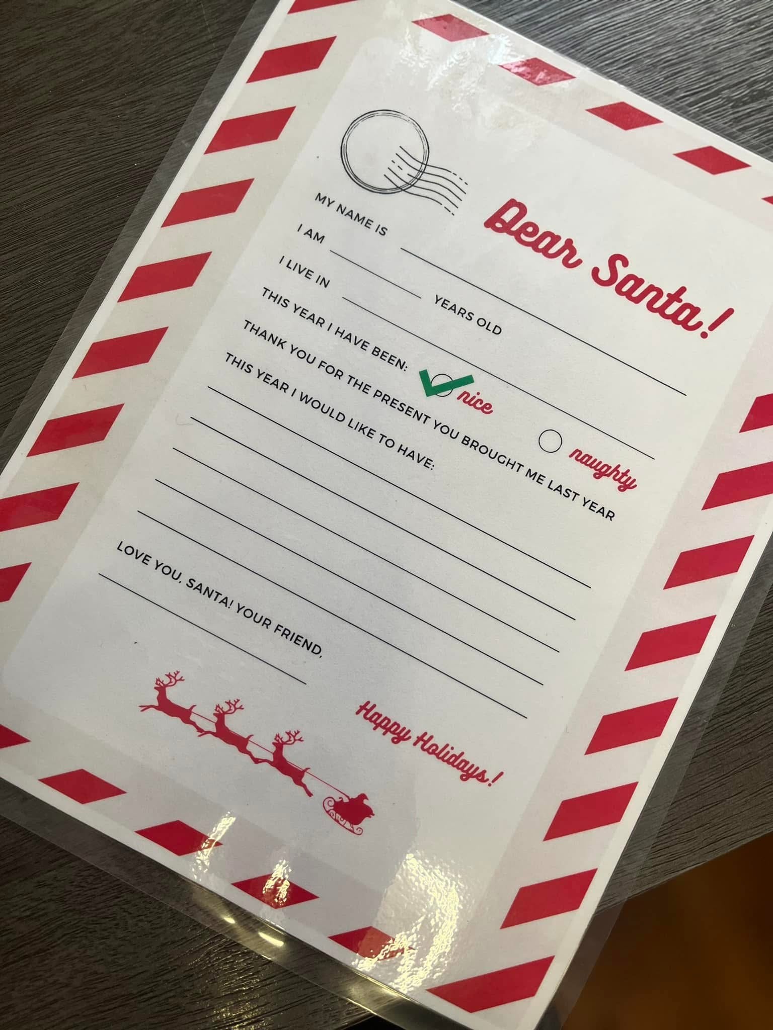 Dear Santa (with Santa Response)